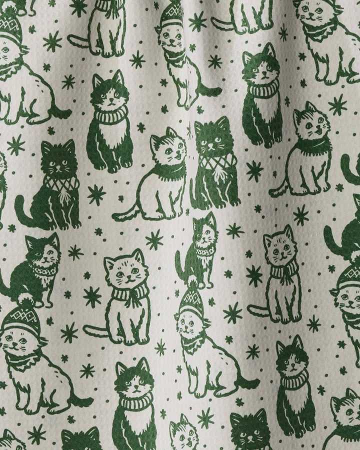 Cozy Kittens Luxe Kitchen Towel - Merry PigletsGeometry