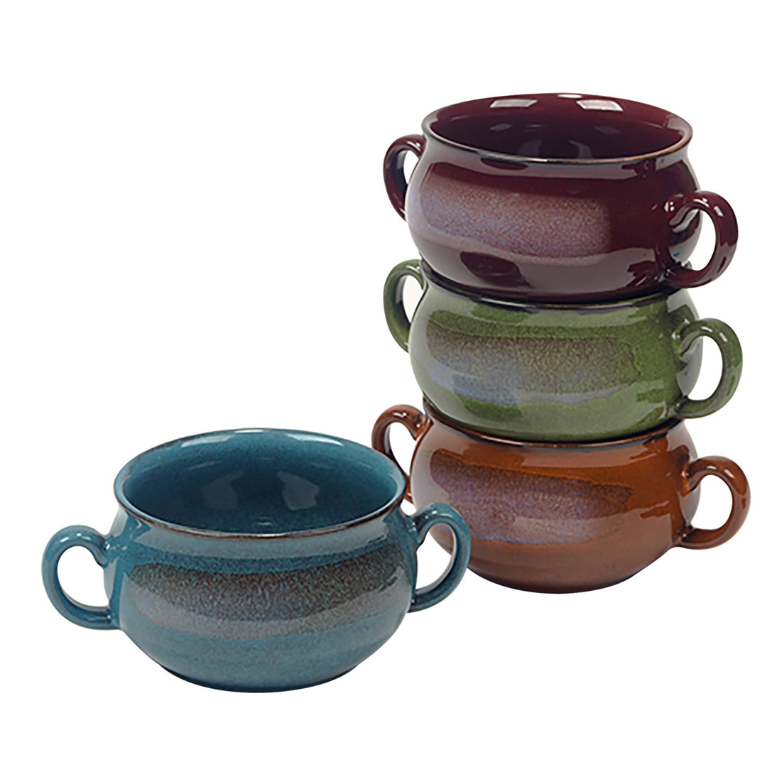 Cozy Soup Crock with Handles - Merry PigletsCertified International