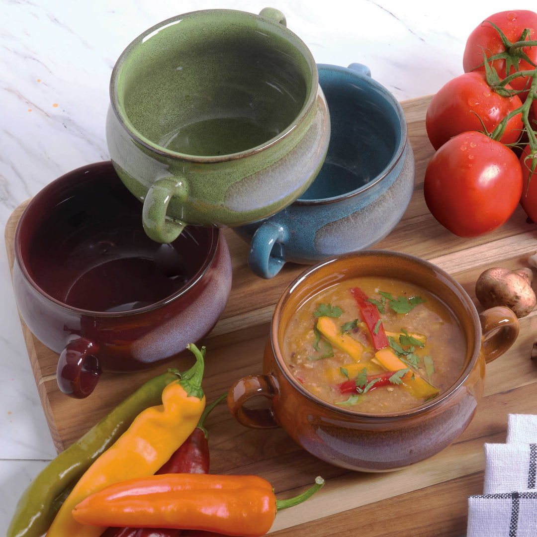 Cozy Soup Crock with Handles - Merry PigletsCertified International
