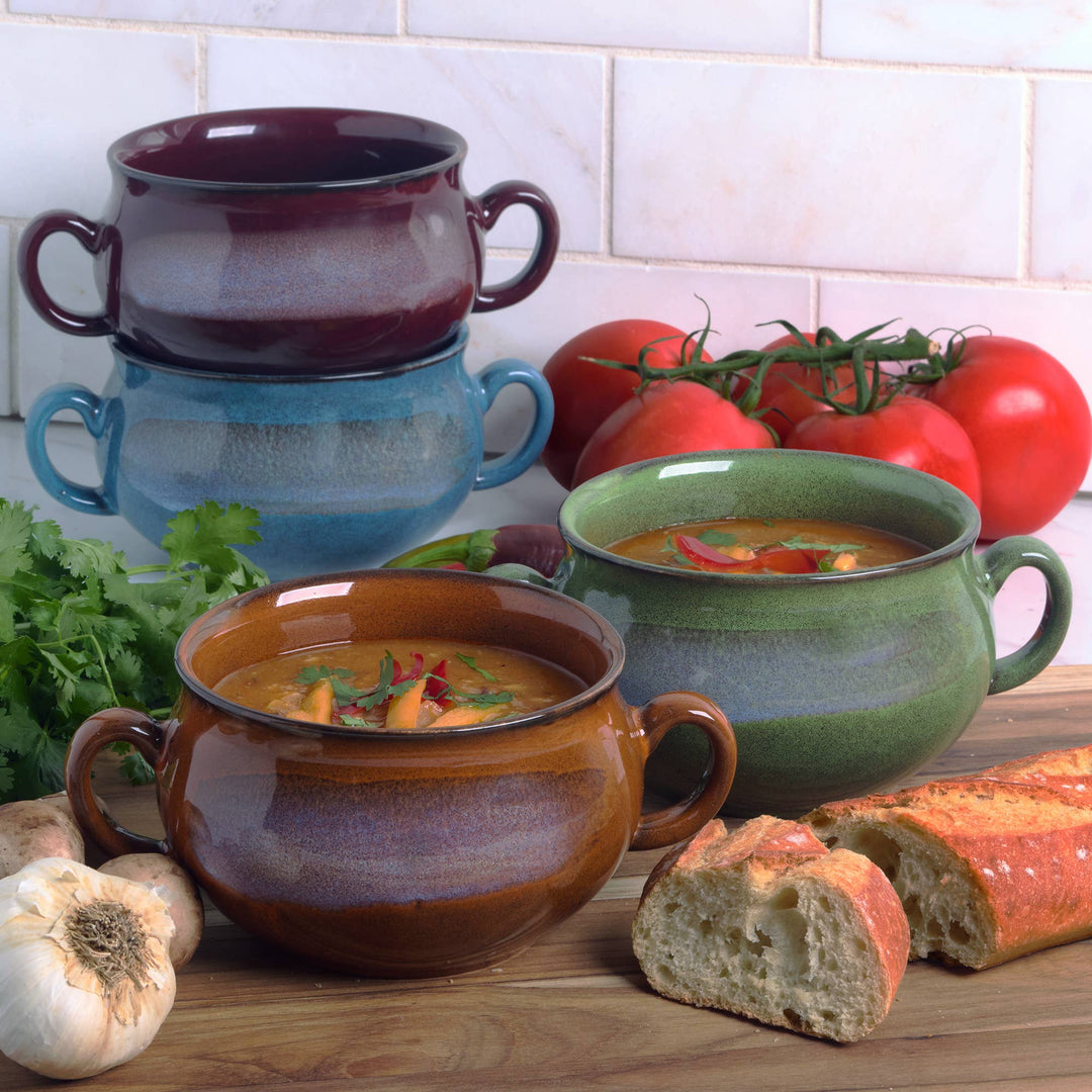 Cozy Soup Crock with Handles - Merry PigletsCertified International