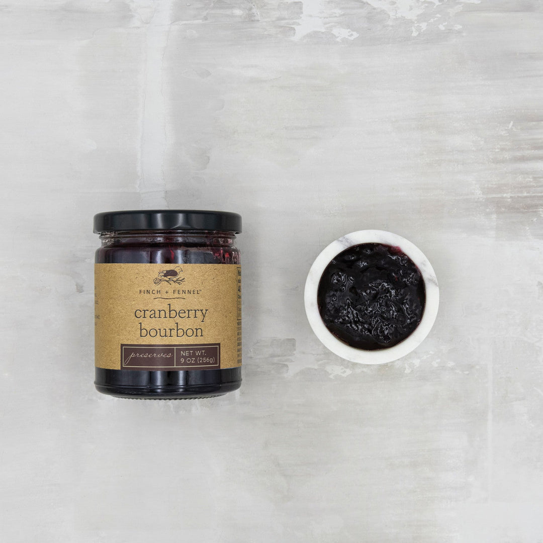 Cranberry Bourbon Preserves - Merry PigletsFinch & Fennel