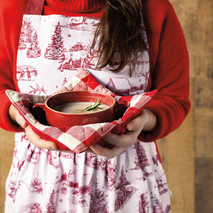 Cranberry Soup Bowl - Merry PigletsNow Designs by Danica