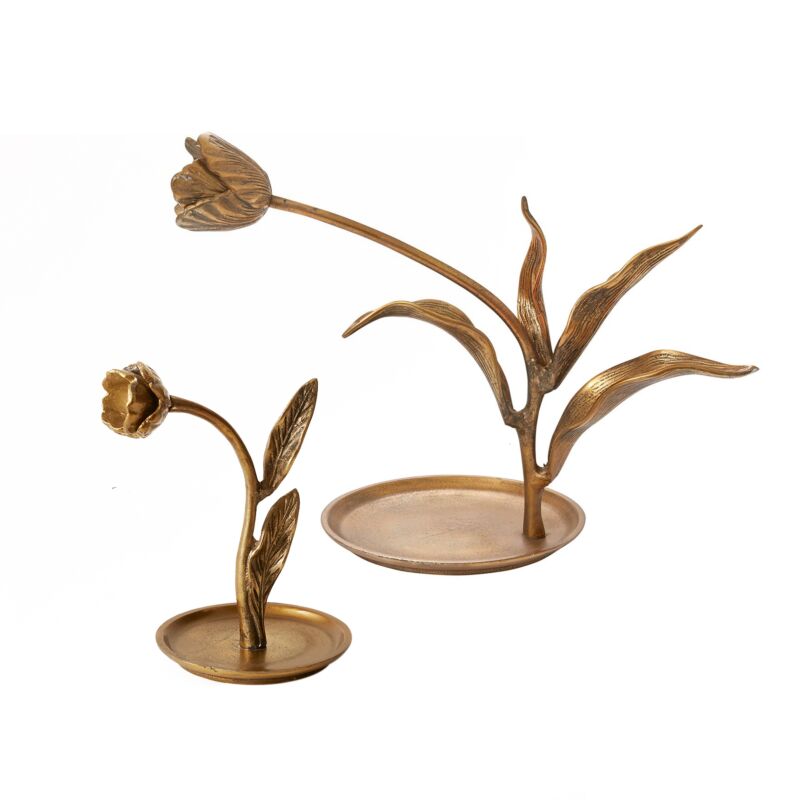 Craning Tulip Sculpture - Merry PigletsAccent Decor