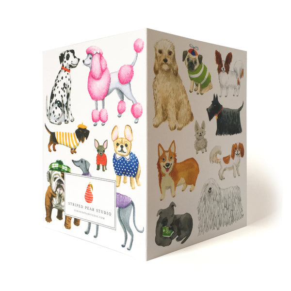 Dog Lover Notecards - Merry Piglets