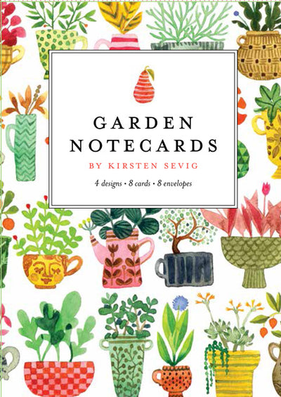 Garden Notecards - Merry Piglets