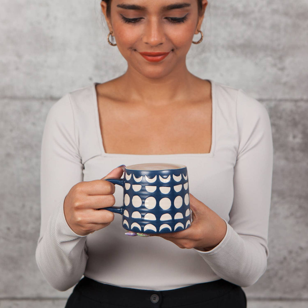 Crescent Ink Imprint Mug - Merry PigletsDanica Studio