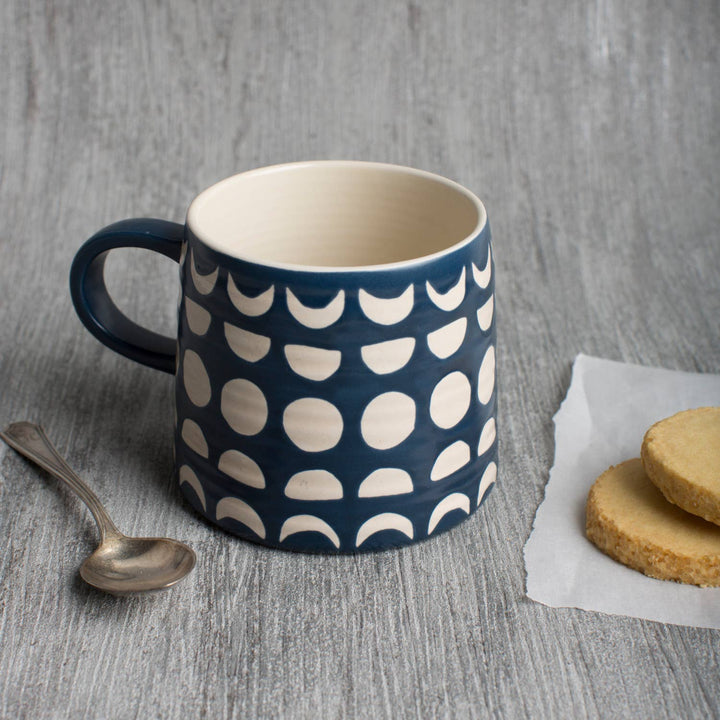 Crescent Ink Imprint Mug - Merry PigletsDanica Studio