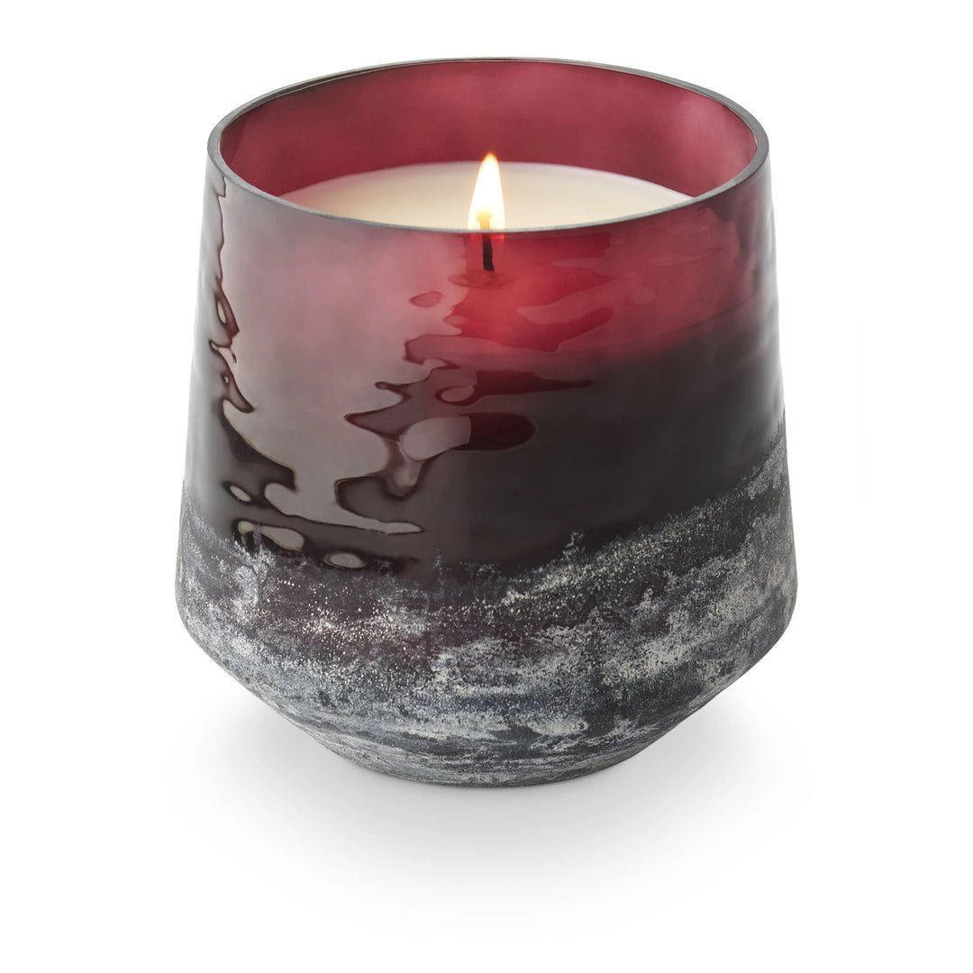 Crimson Woods Baltic Glass Candle - Merry PigletsIllume