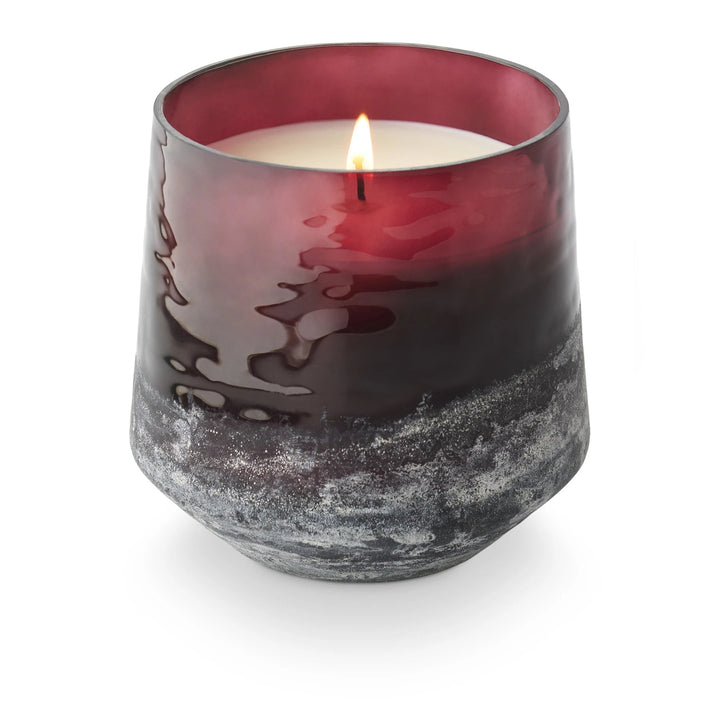 Crimson Woods Baltic Glass Candle - Merry PigletsIllume