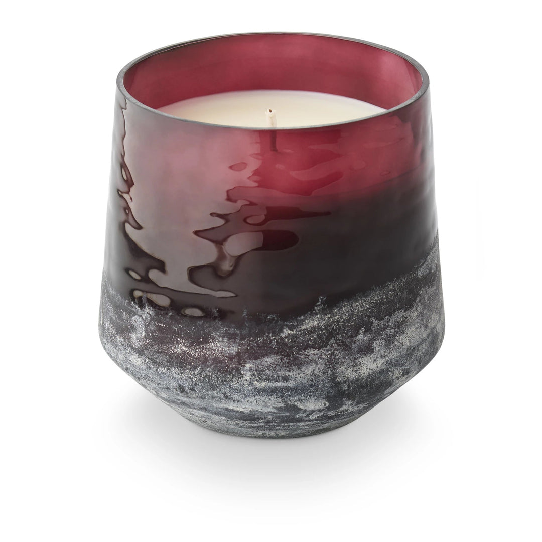 Crimson Woods Baltic Glass Candle - Merry PigletsIllume