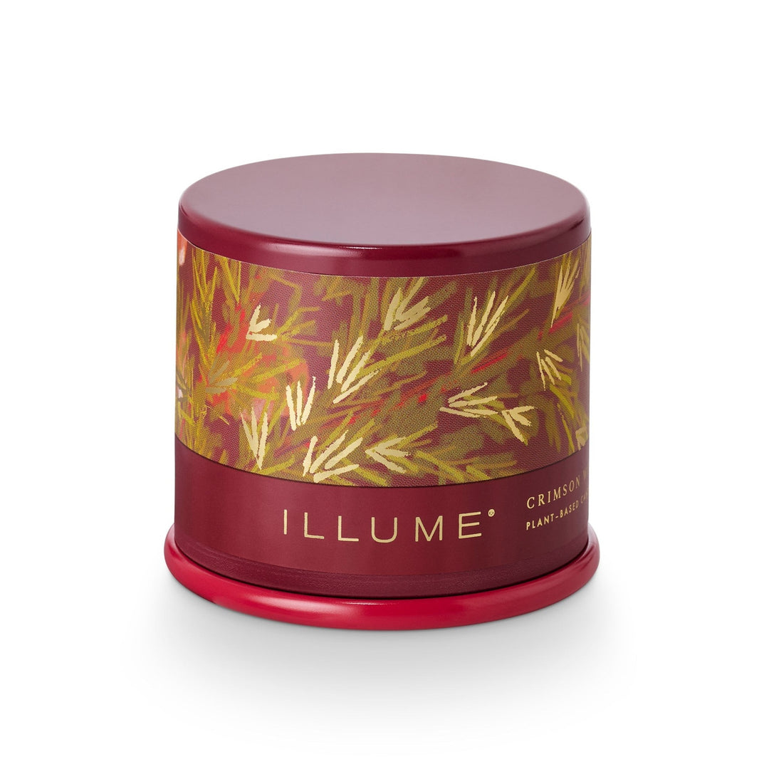 Crimson Woods Tin Candle - Merry PigletsIllume