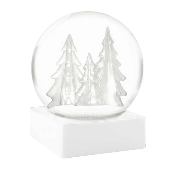 Crystal Trees Snow Globe - Merry PigletsCoolSnowGlobes