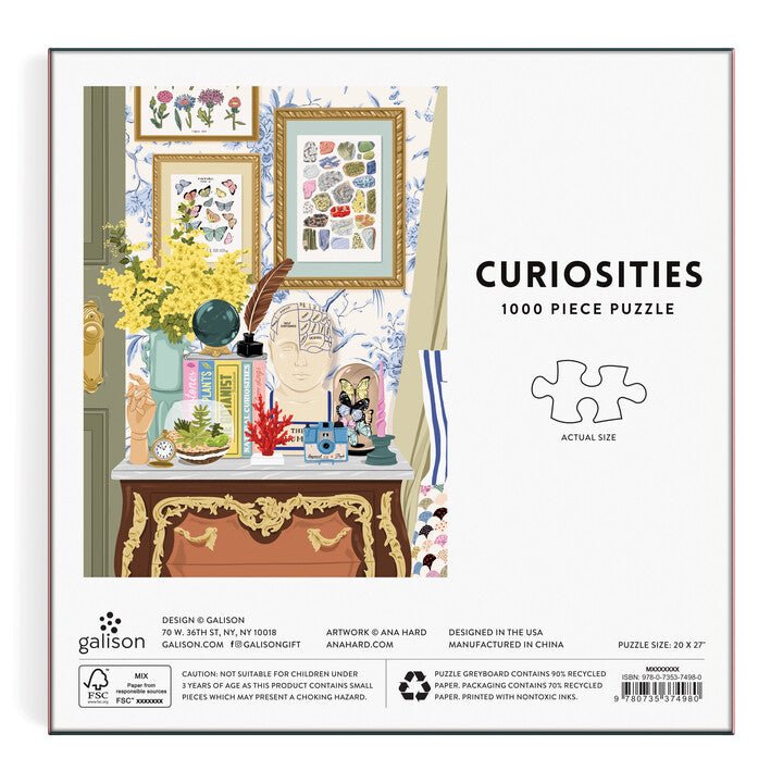Curiosities 1000 Piece Puzzle - Merry PigletsGalison