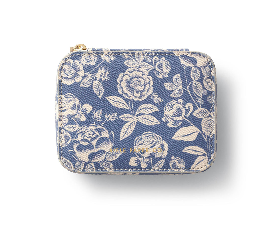 English Rose Travel Jewelry Case