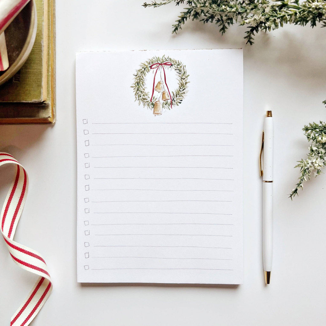 Christmas Stockings Checklist Notepad