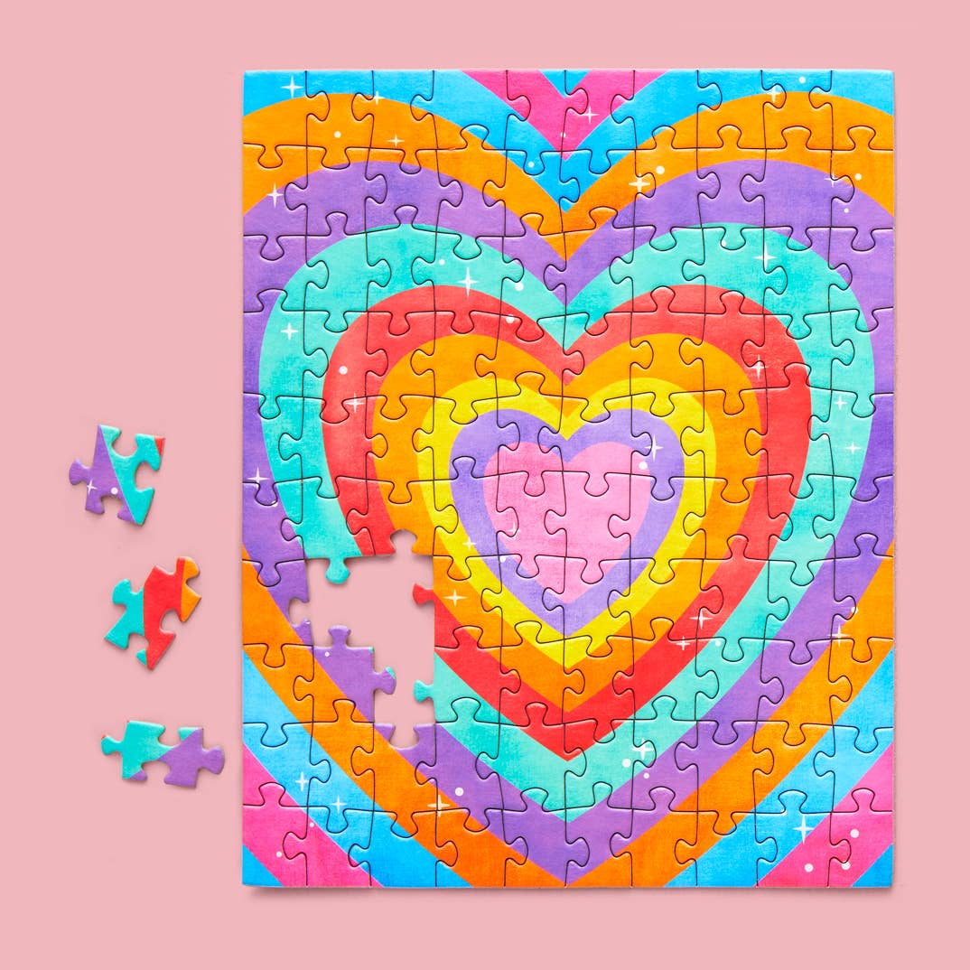 Velvet Heart 100 Piece Puzzle Snax