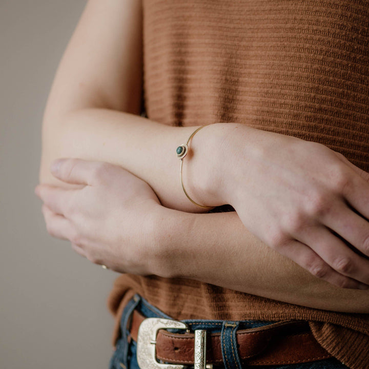 Gibbon Turquoise Cuff Bracelet