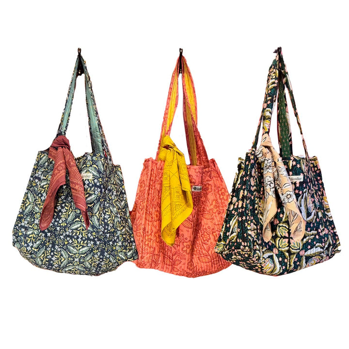 Handker Bandanas - Lacey Quilted Tote