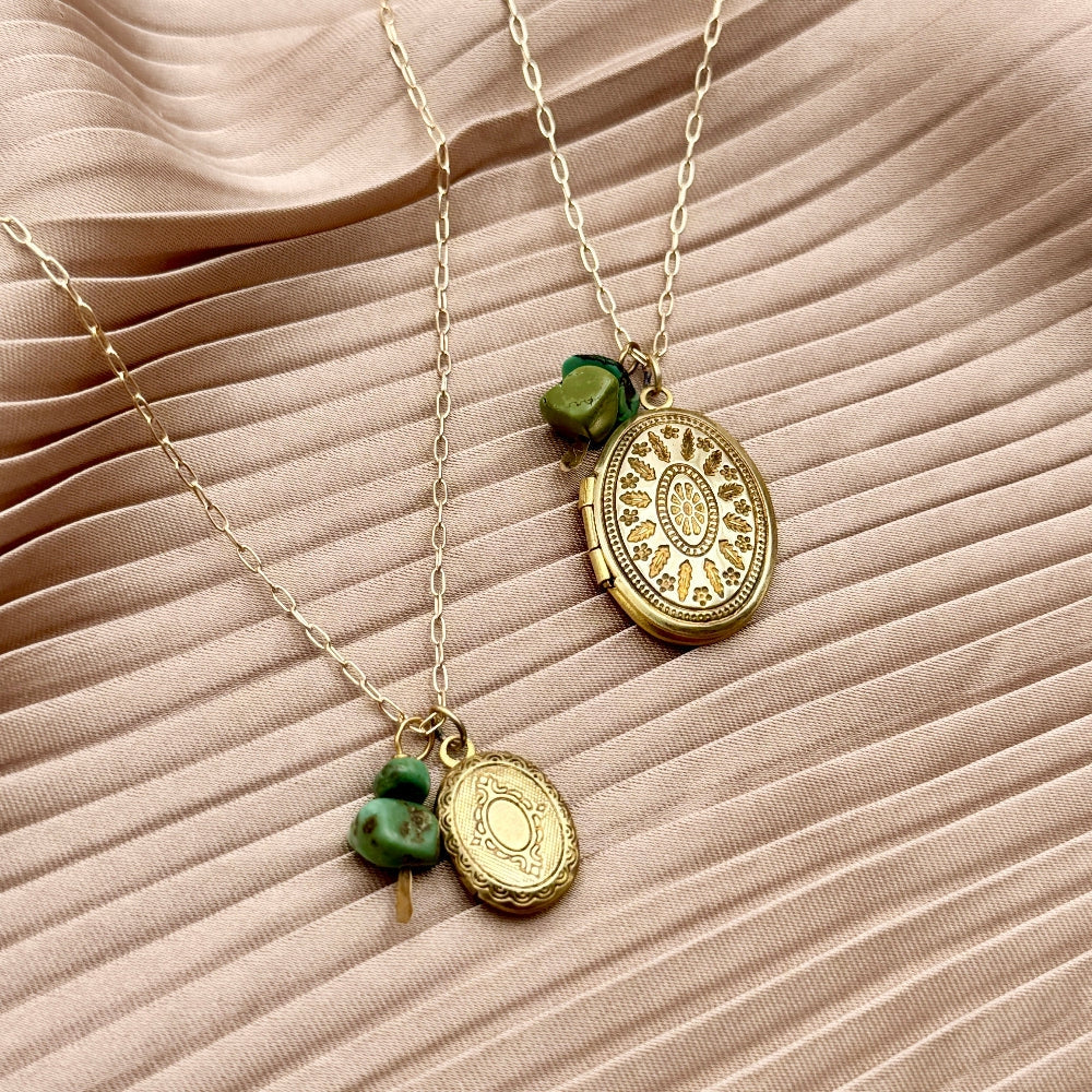 Mini Capsule Locket Necklace