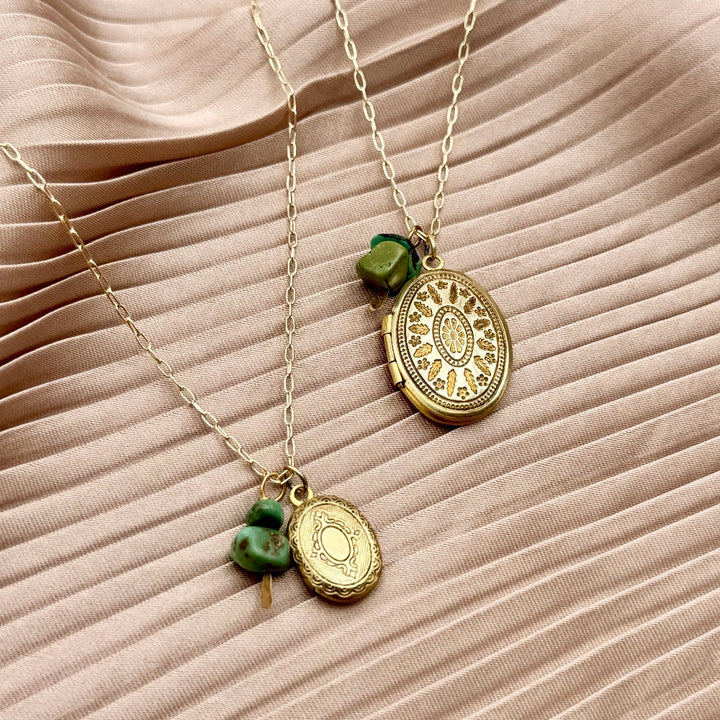 Mini Capsule Locket Necklace