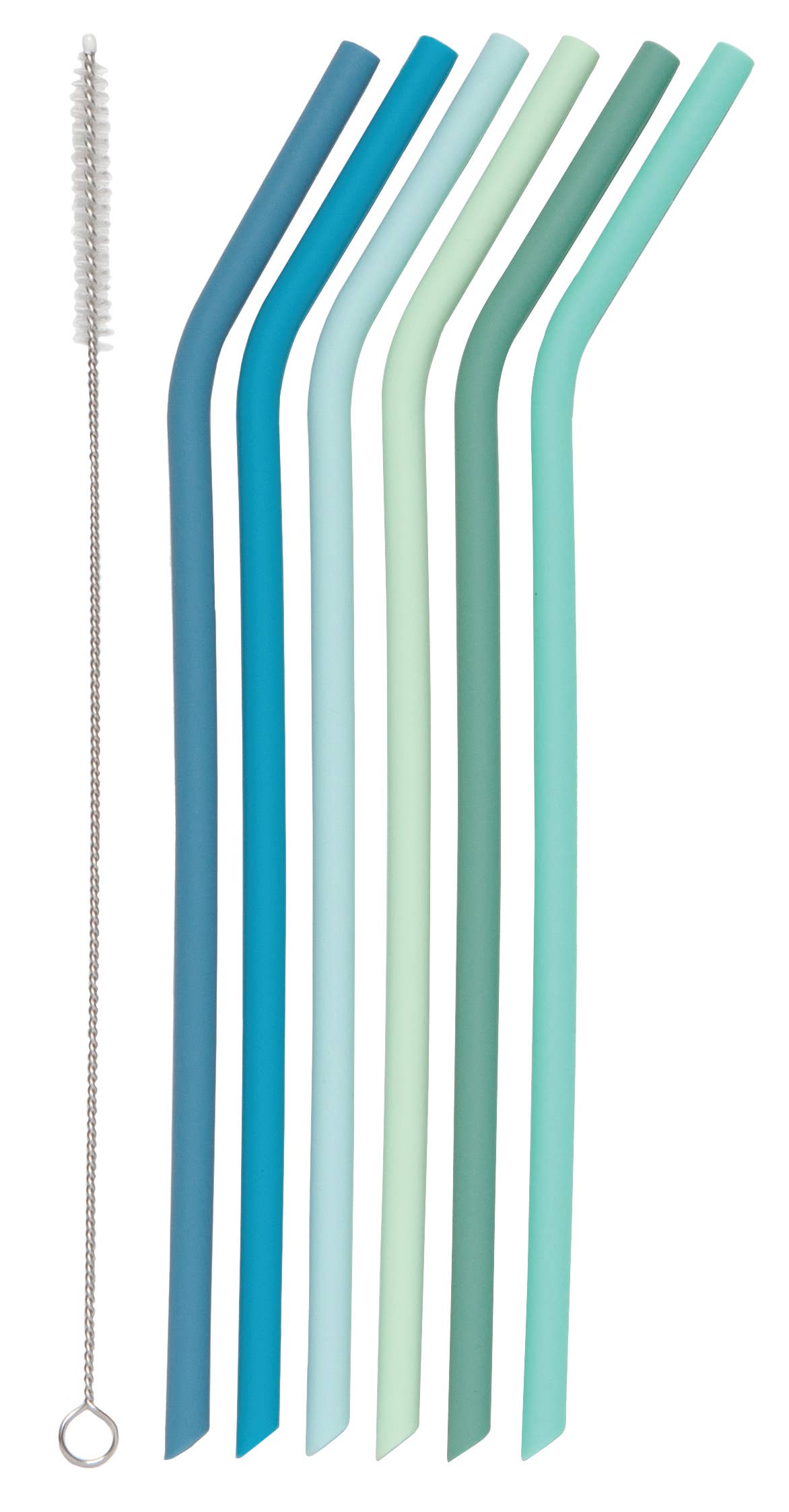 Marina Silicone Smoothie Straws Set of 6