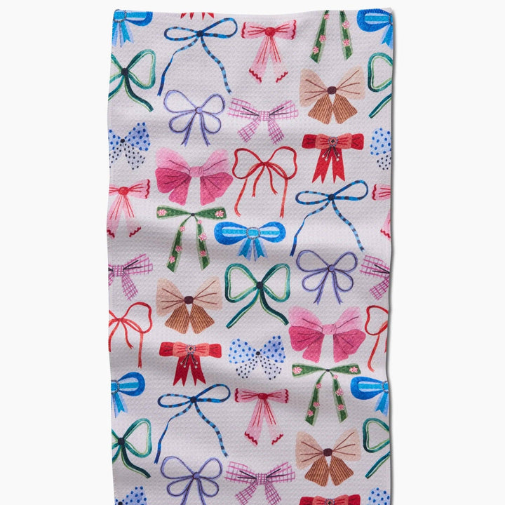 Bows Geometry Bar Towel