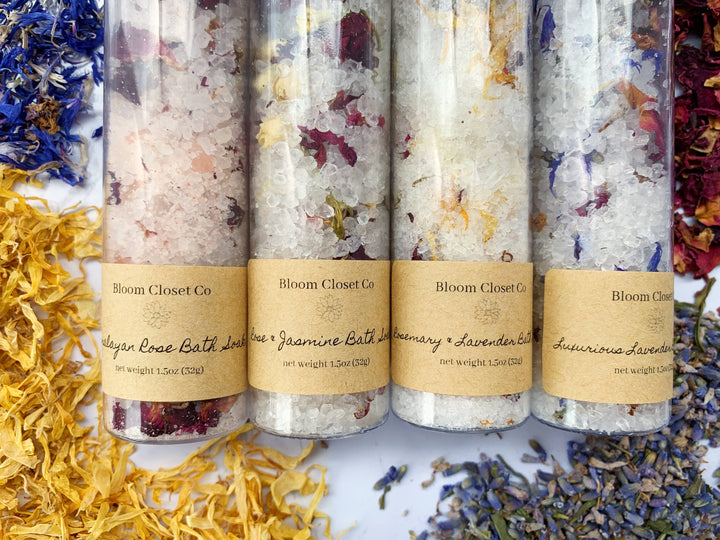 Rose & Jasmine Bath Salts - Merry Piglets