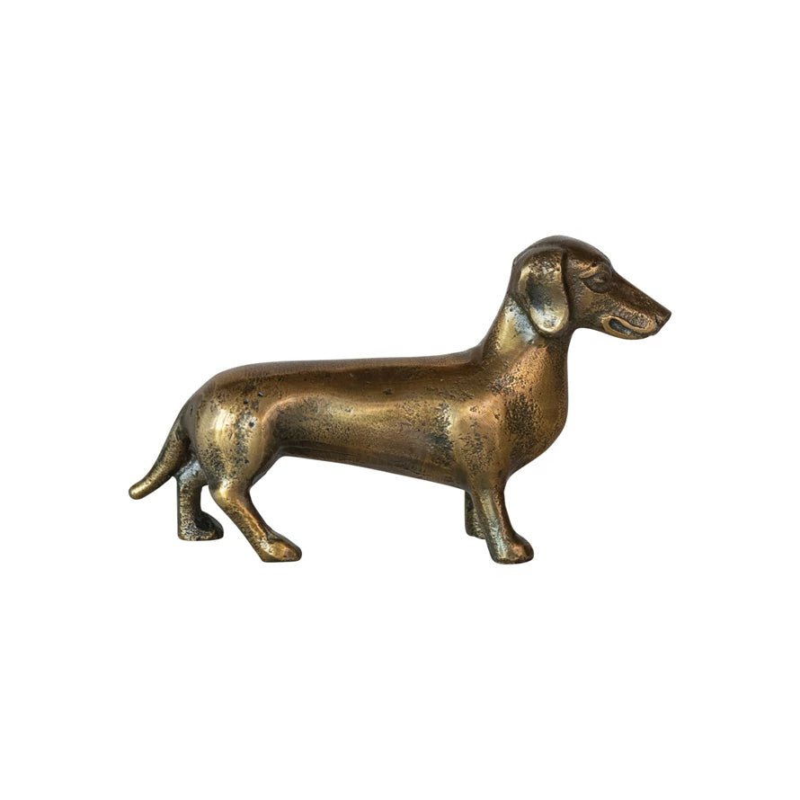 Dachshund Figurine - Merry PigletsCreative Co - Op
