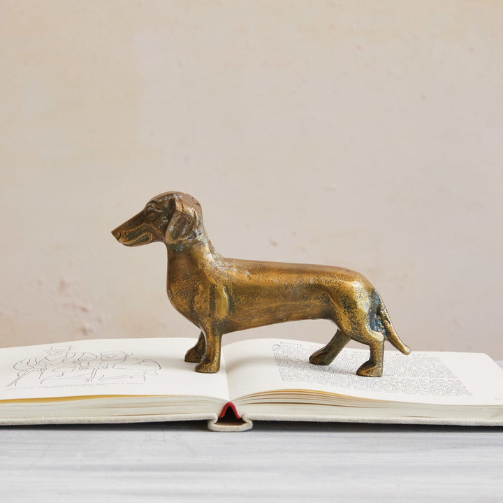 Dachshund Figurine - Merry PigletsCreative Co - Op