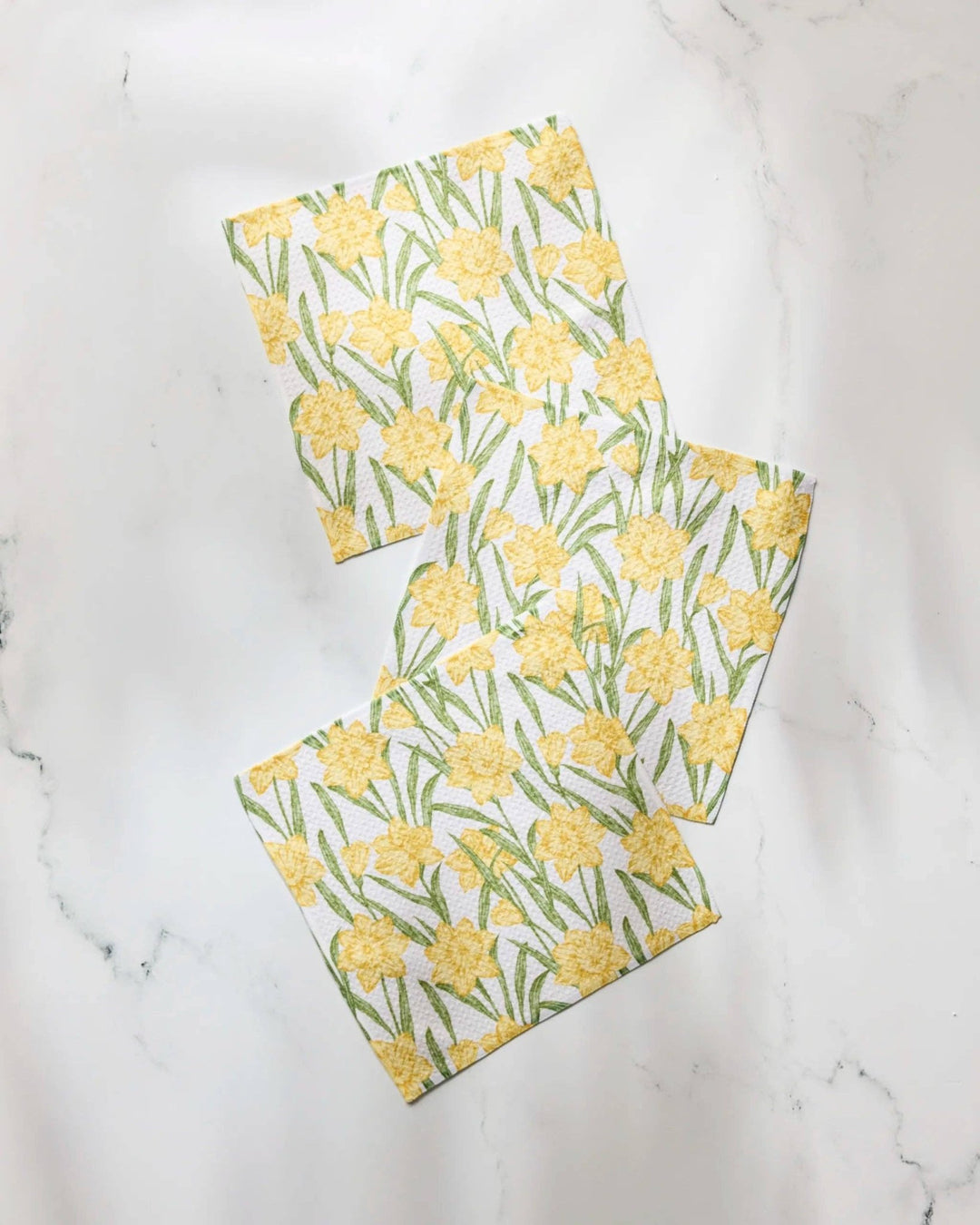 Daffodil Darling Dishcloth Set - Merry PigletsGeometry