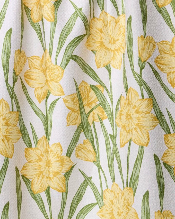 Daffodil Darling Tea Towel - Merry PigletsGeometry