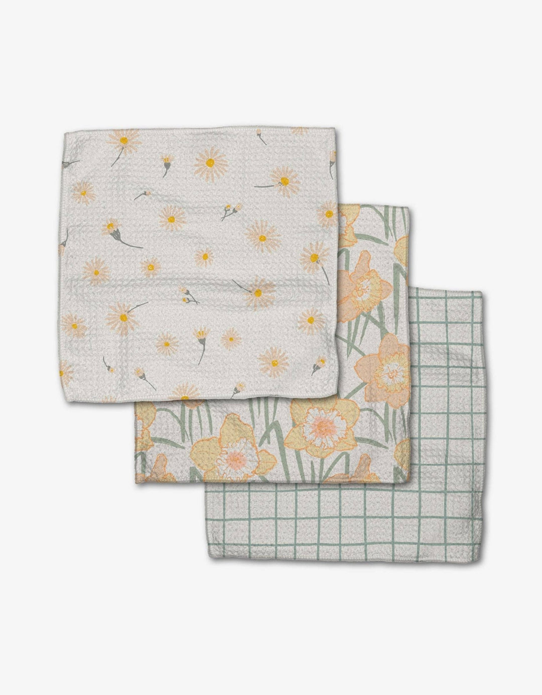 Daisy Dust Dishcloth Set - Merry PigletsGeometry