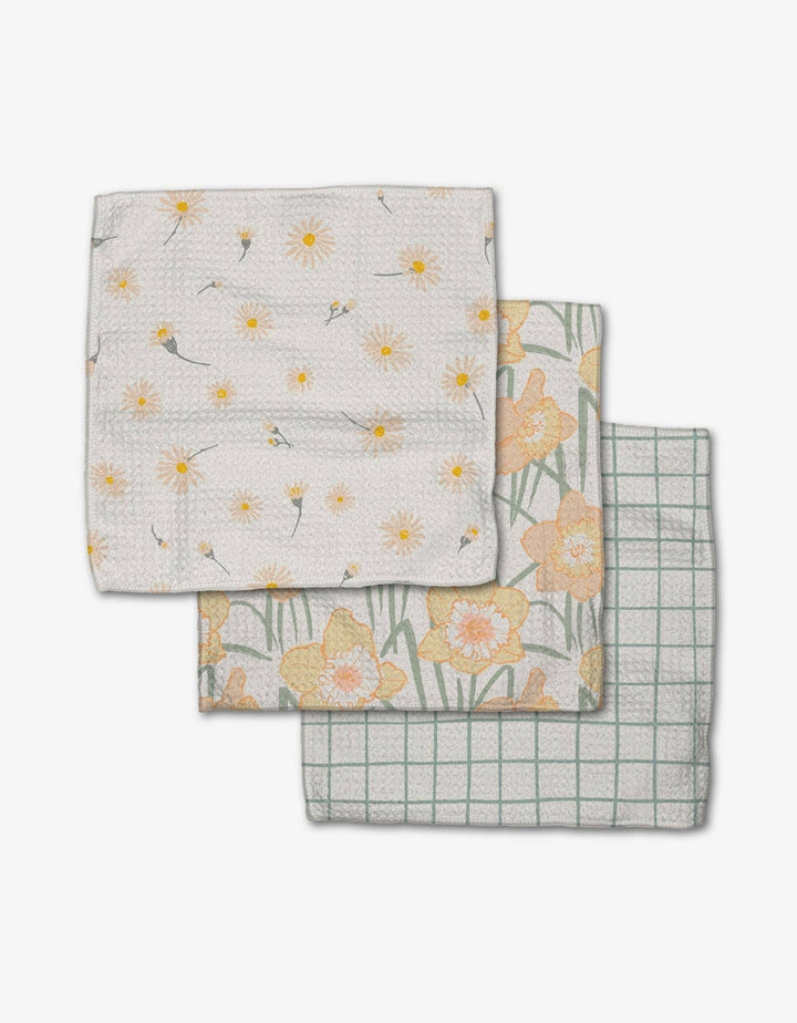 Daisy Dust Dishcloth Set - Merry PigletsGeometry
