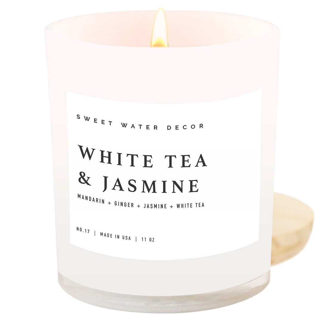White Tea and Jasmine Soy Candle