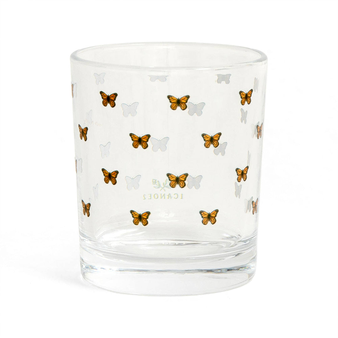 1canoe2 | One Canoe Two Paper Co. - Tiny Monarch Butterflies Short Juice Glass - Merry Piglets