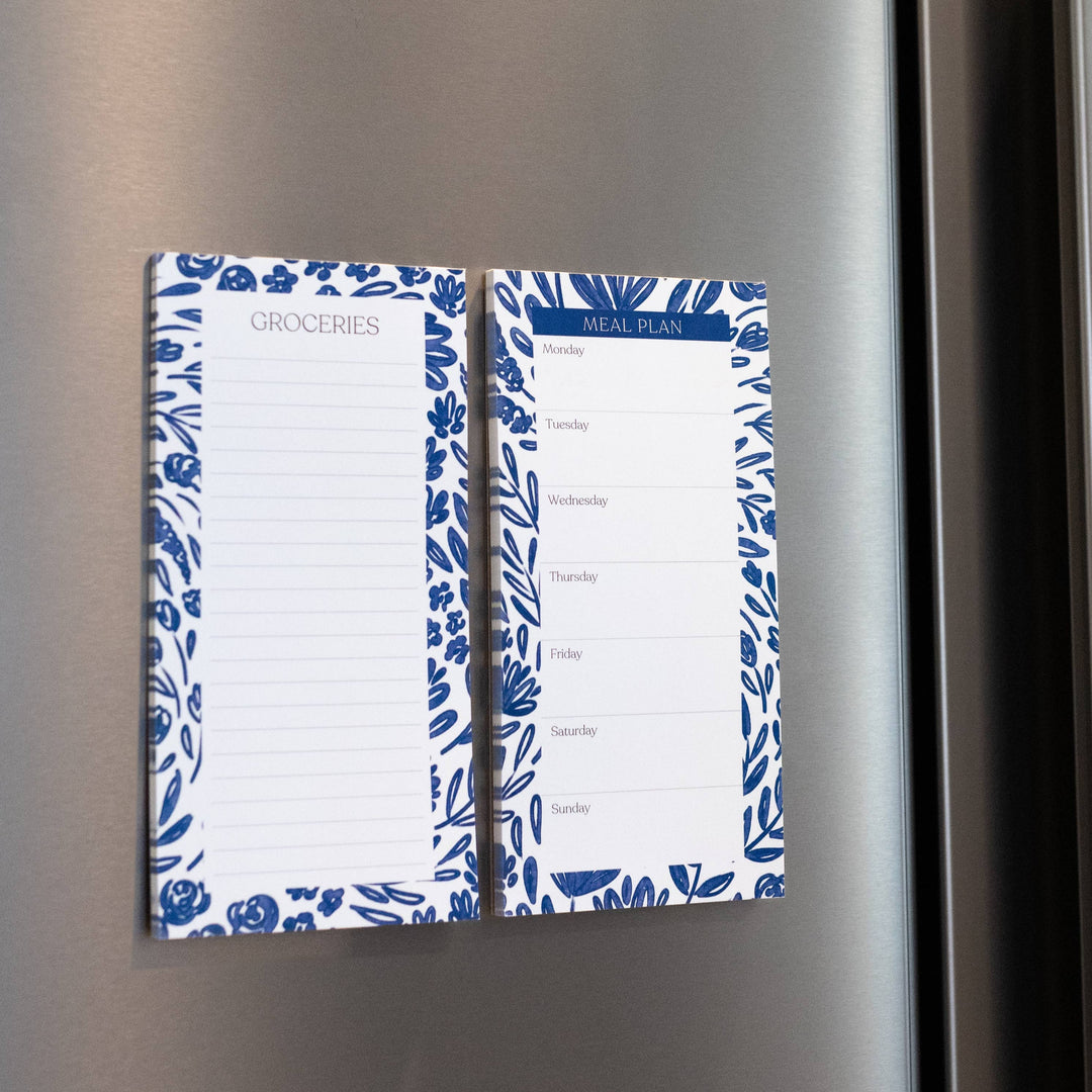 Porcelain Magnetic Meal Plan Notepad