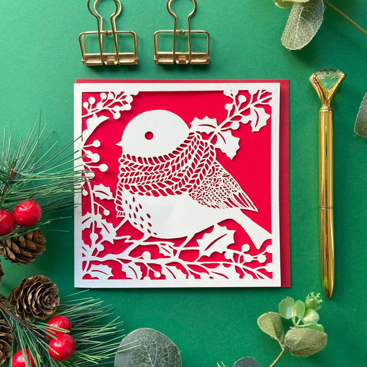 Robin Christmas Greeting Card