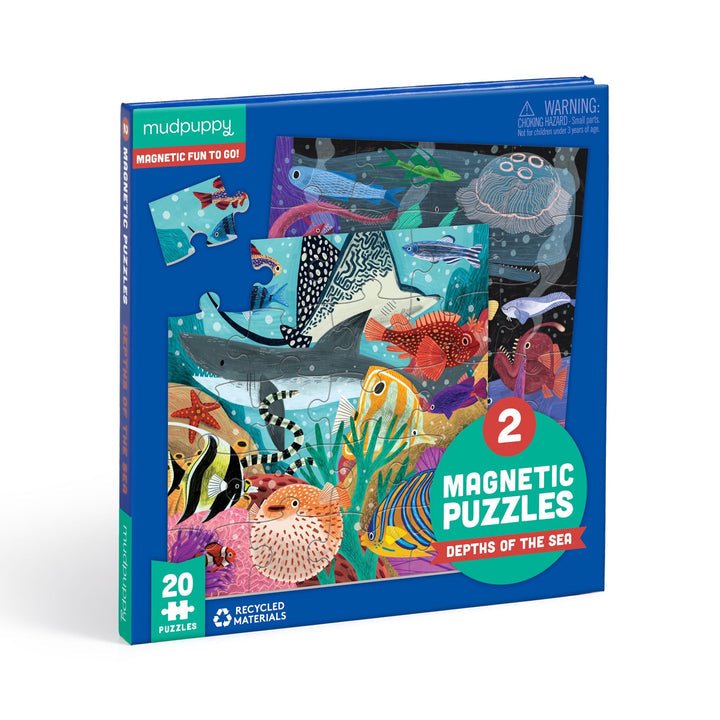 Depths of the Sea Magnetic Puzzle - Merry PigletsMudpuppy