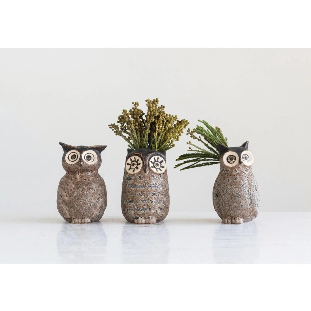 Owl Vase - Merry Piglets