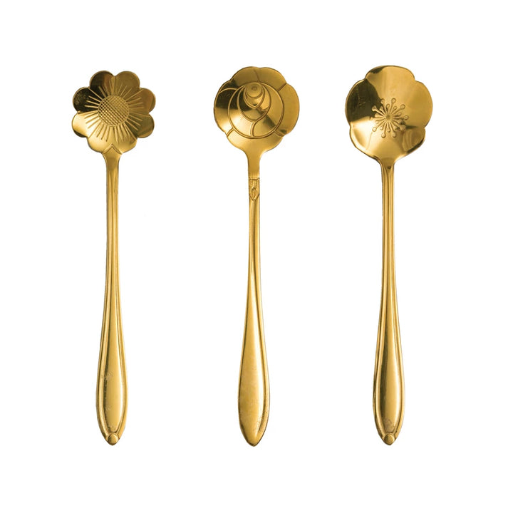 Flower Shaped Spoons Set