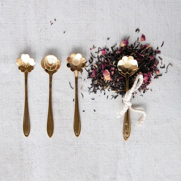 Flower Shaped Spoons Set