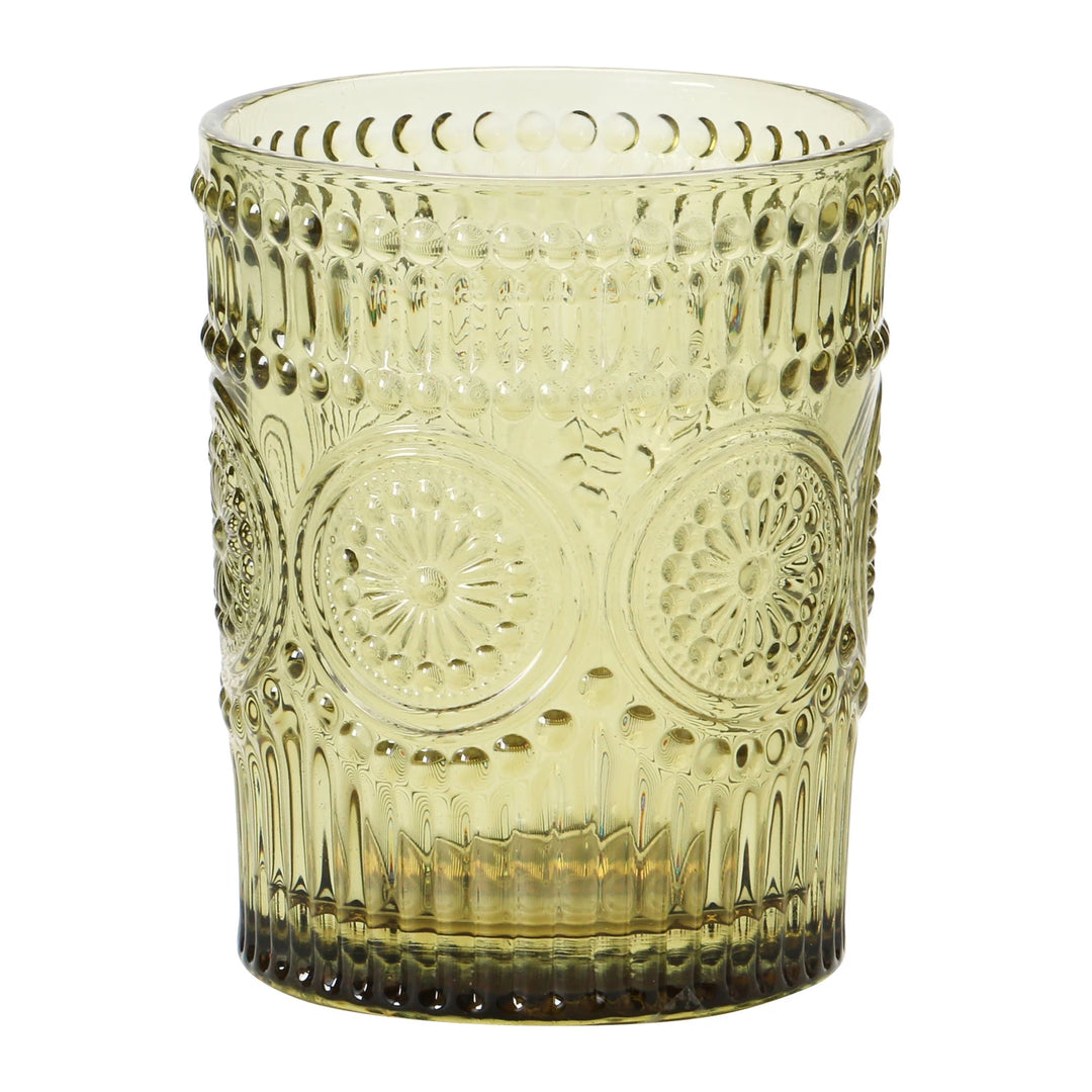 Embossed Drinking Glass - Merry Piglets