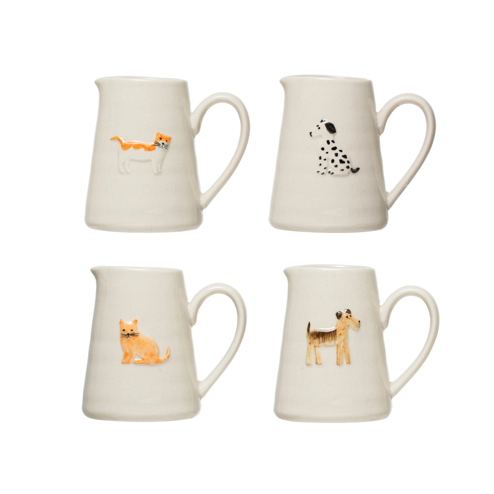 Cat & Dog Creamer or Vase - Merry Piglets
