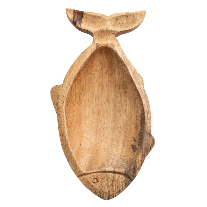 Wood Fish Shaped Dish - Merry Piglets