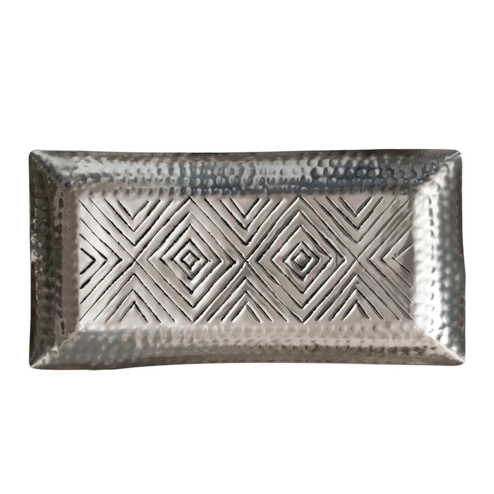 Stamped Silver Tray