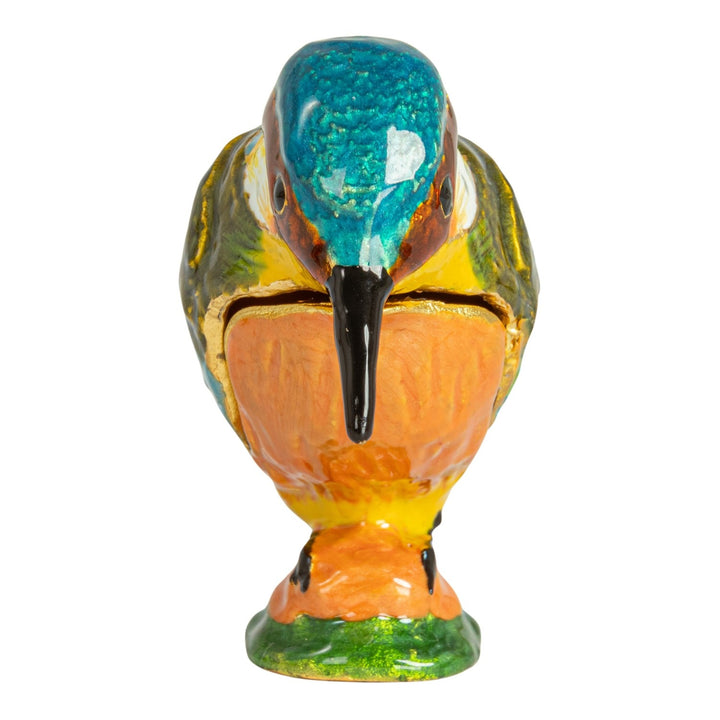 Enameled Bird Trinket Box