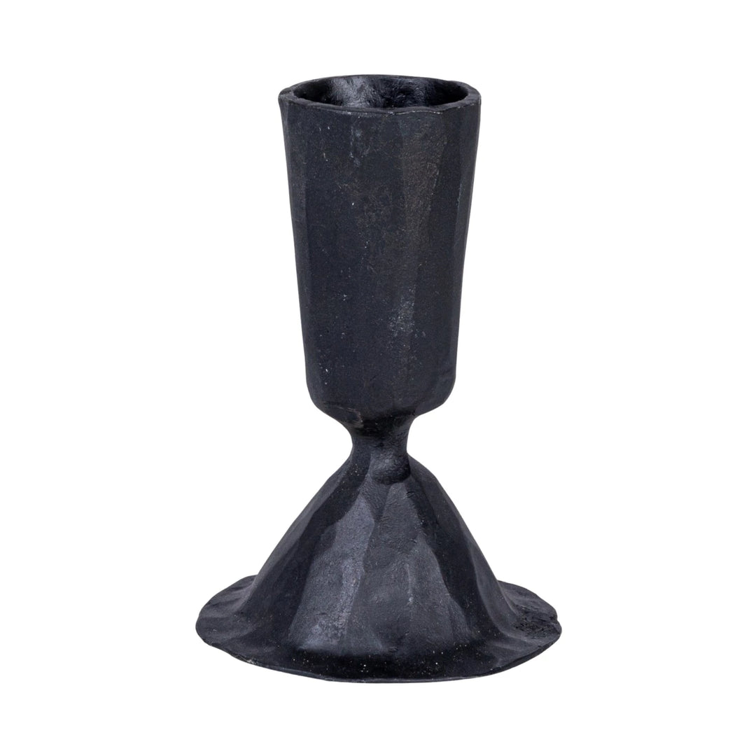 Black Cast Iron Taper Holder