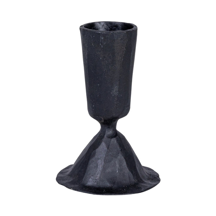 Black Cast Iron Taper Holder