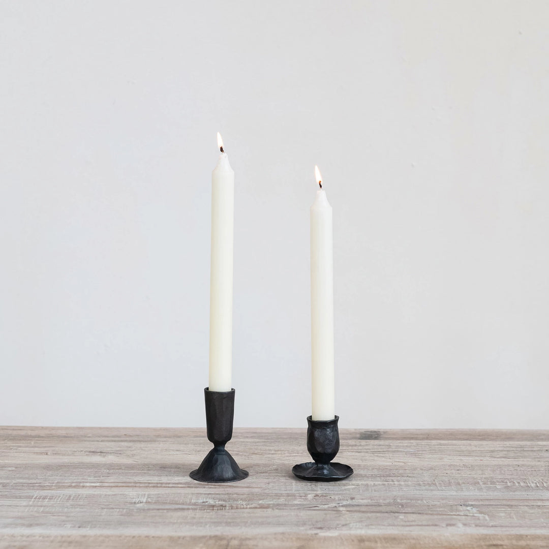 Black Cast Iron Taper Holder