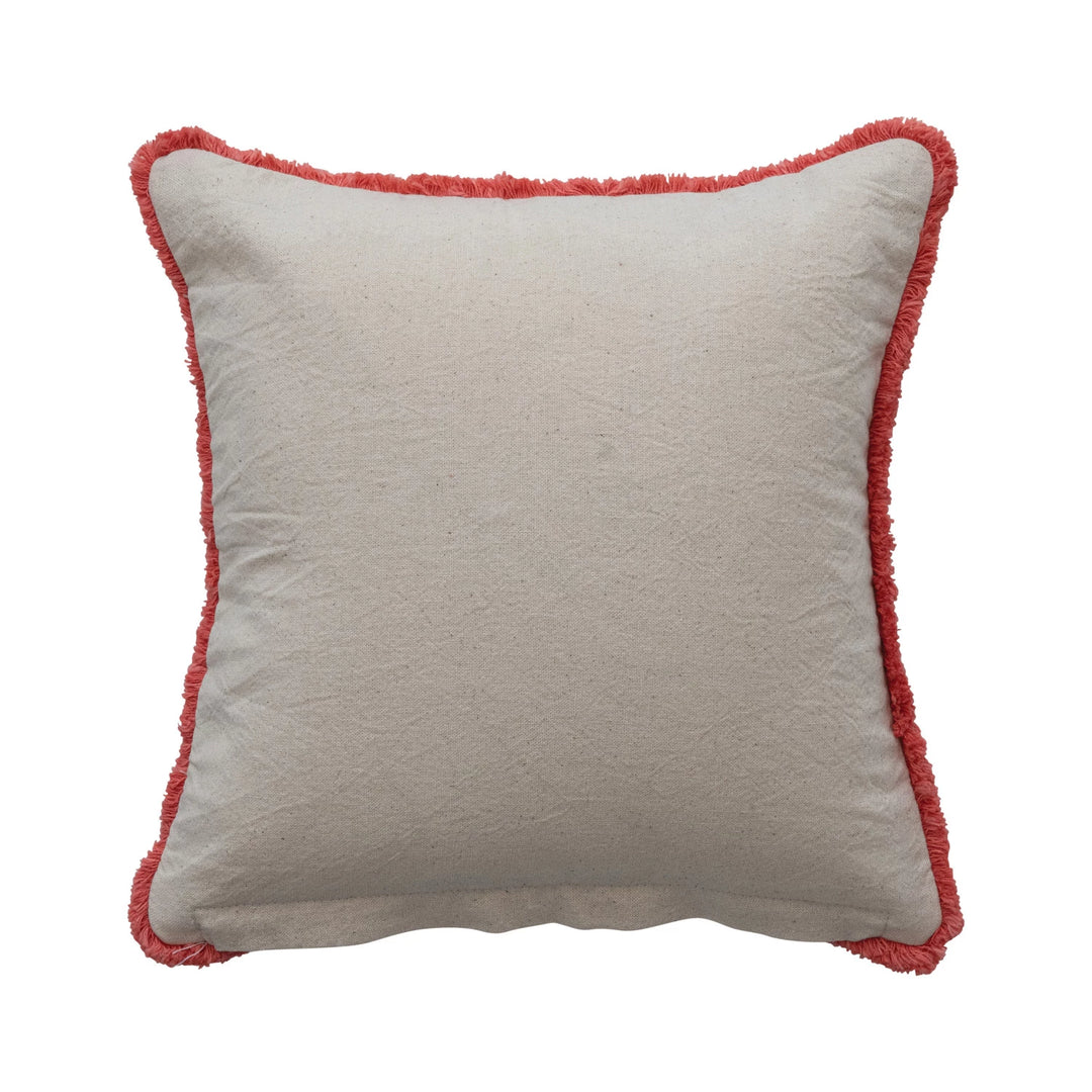 Floral Cotton Pillow